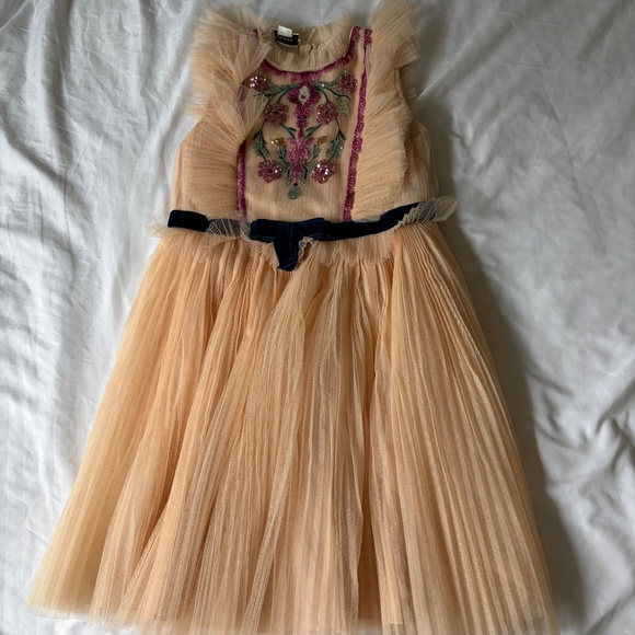 Gucci Kids Embroidered Tulle Dress - Picture 3 of 5